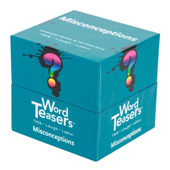 Word Teasers Misconceptions Conversation Card Game - Picture 1 of 6